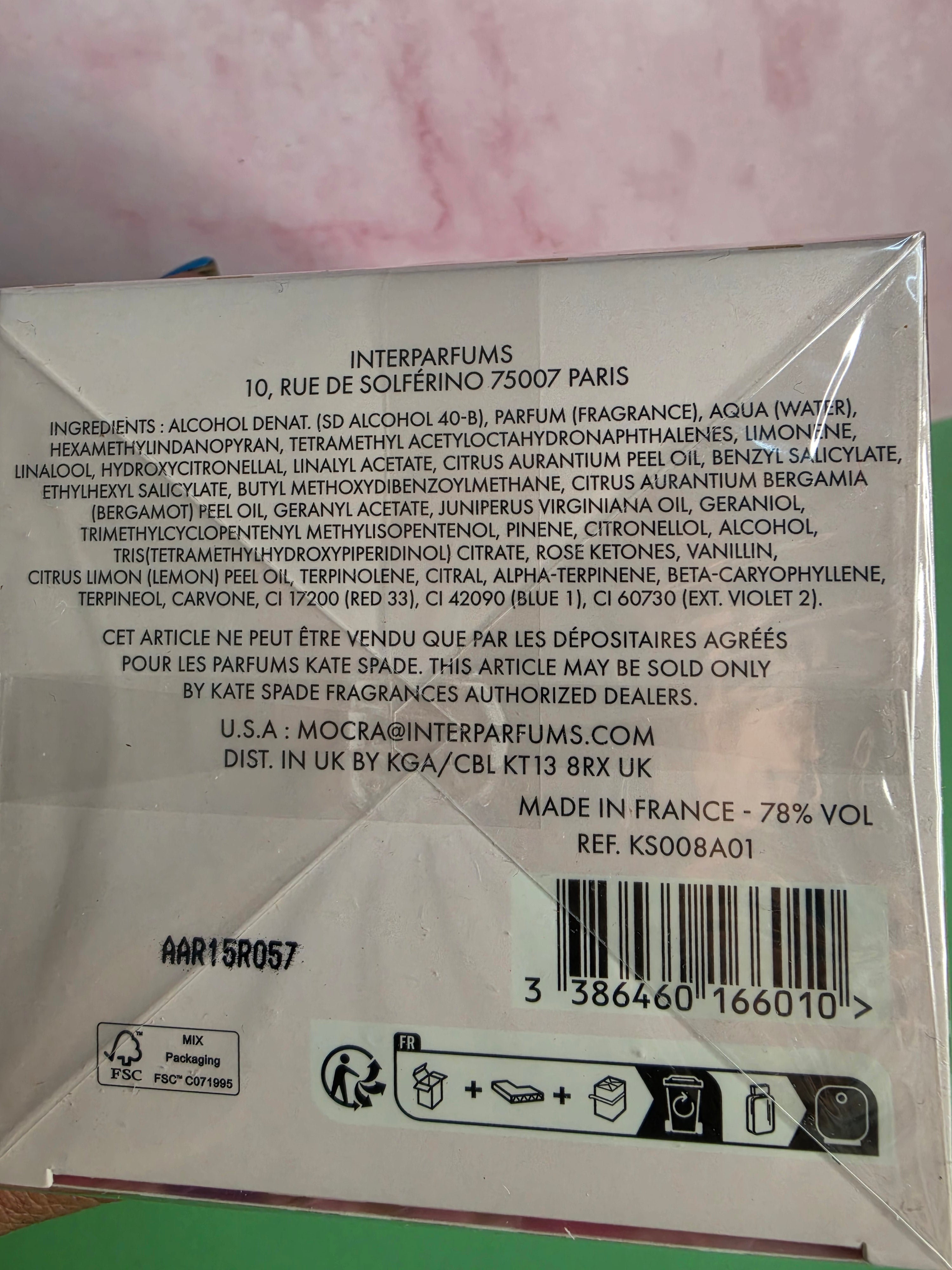 Kate Spade New York Pop (100ML) 3.4OZ NEW SEAL BOX