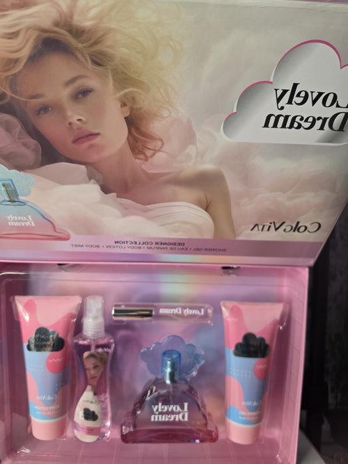 ColgVita Lovely Dream gift set with shower gel, body lotion, body mist and perfume