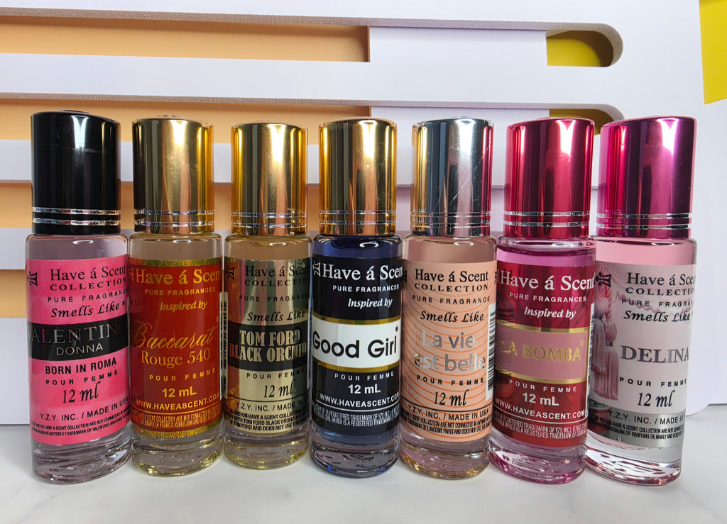 Have a Scent Roll-On Oil Perfume for Women. Each item is 12ml