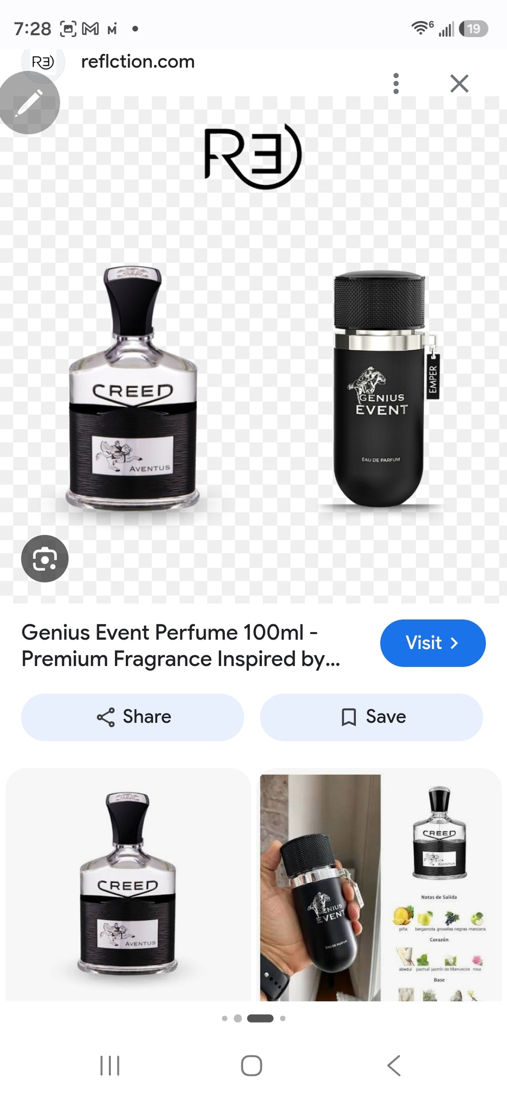 EmperMen's Genius Event EDP Spray Fragrances  3.4 OZ (100ML)