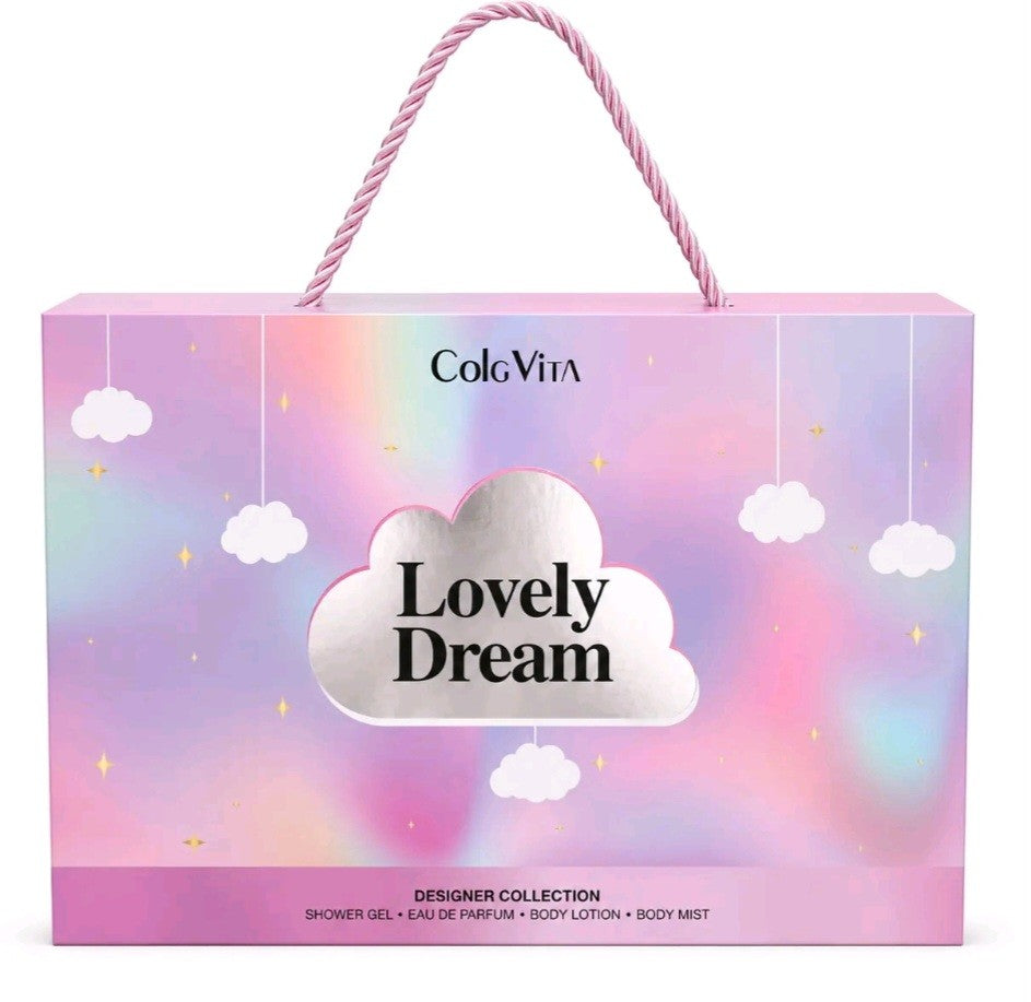 ColgVita Lovely Dream gift set with shower gel, body lotion, body mist and perfume